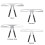 Stainless Steel Eyebrow Ruler for Precise Brow Symmetry and Microblading Mapping Tool 4# Style1 3