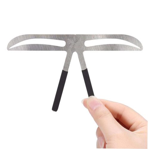 Stainless Steel Eyebrow Ruler for Precise Brow Symmetry and Microblading Mapping Tool 4# Style1 1