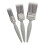 Harris Harris Essentials Walls & Ceilings Paint Brushes, 3 Brush Pack, 1", 1.5", 2" 1