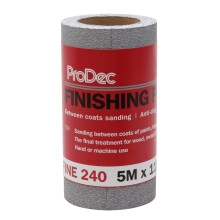 ProDec 5m Roll 240 Grit Fine Grade Finishing Paper