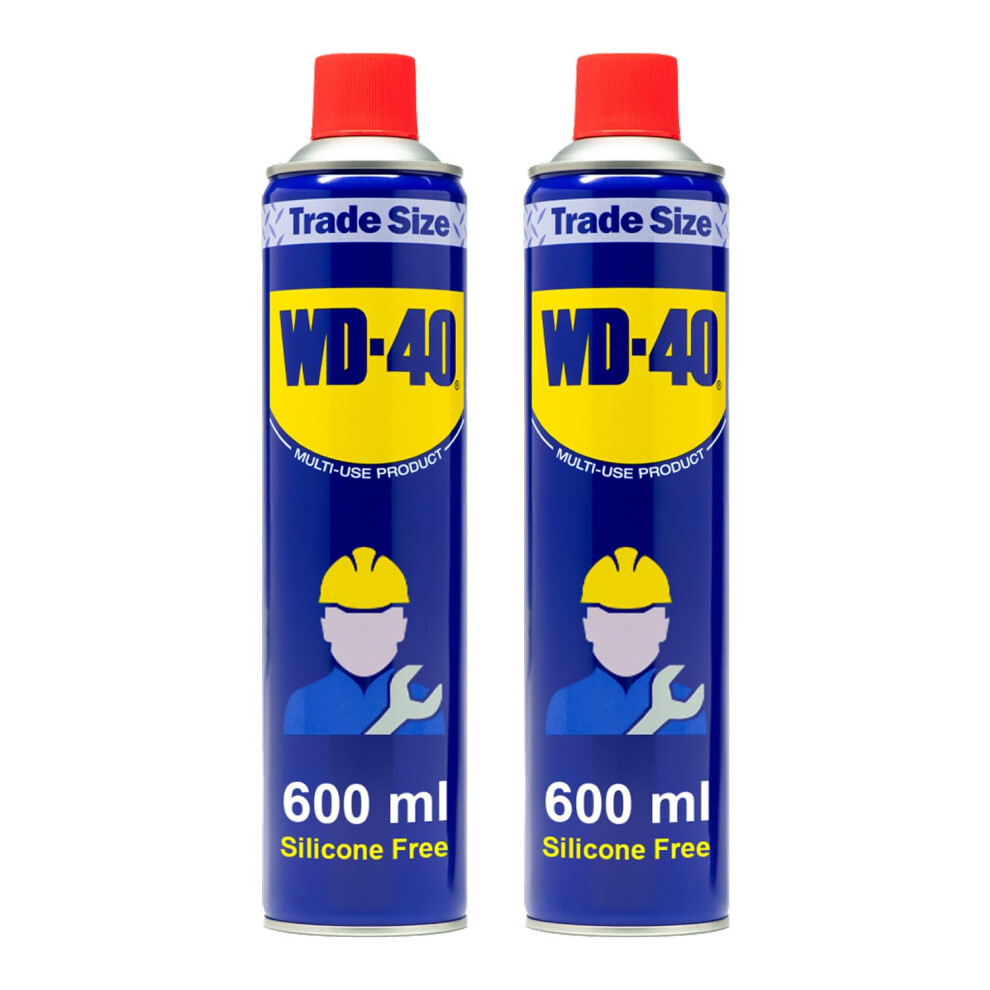 Wd-40 Multi Use Lubricant Spray Original Twin Pack, Wd40 Spray Lubricant For Maintenance, Rust Protection, And Water Displacement, On Gears, Threads, 3717311854211