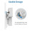 Mscien Multi Plug Adopter, Plug Extension with Ind 6
