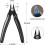 BOENFU Small Wire Cutter Flush Cutters Wire Snips Flush Cut Nippers Precision Sm 6