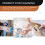 PRAIMA Clear Vinyl Gloves, 100 Count, Clear Disposable Gloves (100, Medium) 5