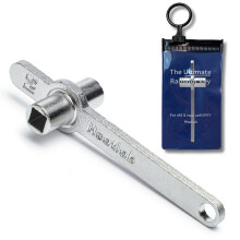The Ultimate Radiator Key - Dual-Sized Imperial & Metric - Premium Stainless Ste