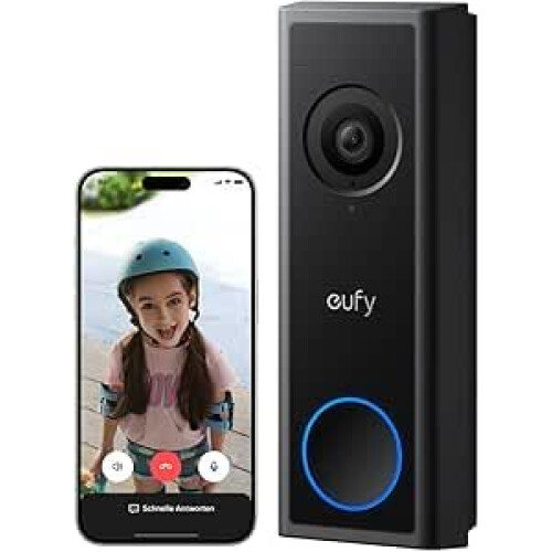 eufy Video Doorbell Camera Wireless C30, Live Vide