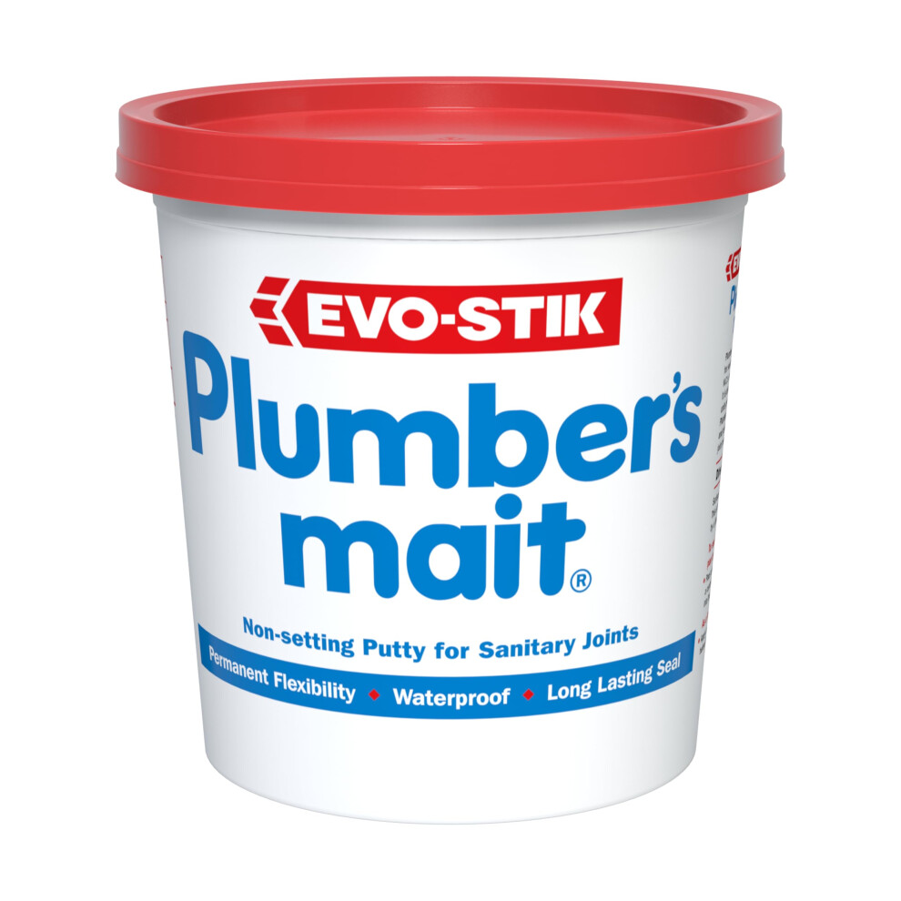 Evo-Stik Plumber's Mait 750G - Non-Setting Putty For Sanitary Joints - Permanant Flexibility - Waterproof 5007109097943