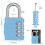 ZHEGE Combination Padlock, 4 Digit Coded Padlock, Resettable Number Lock for School Locker, Toolbox, Lock with Code for Backyard Fence Gate, Sheds 4