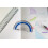 Helix 10cm 180 Degree Clear Protractor H01010 2