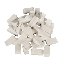 50pcs Nail Stamper Sponge Disposable Seal Tool for Beginners with Natural Finish White