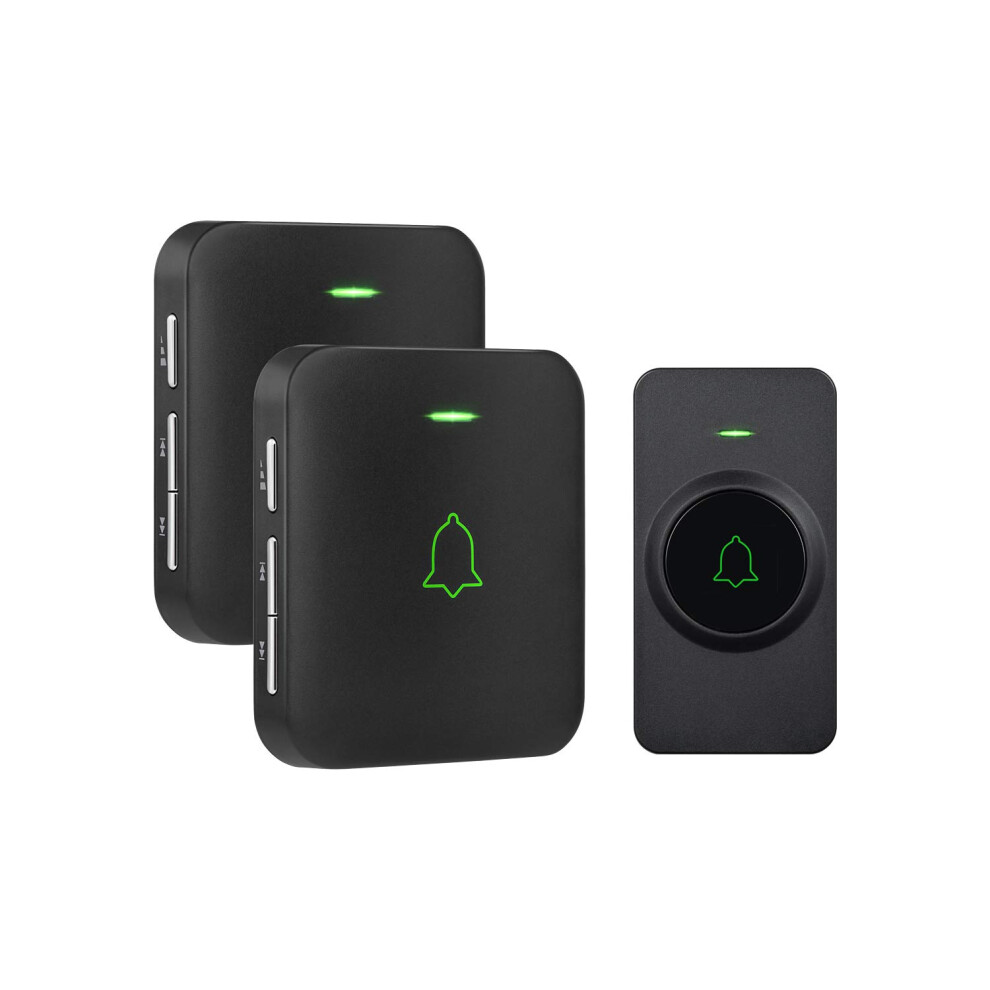 Avantek Wireless Doorbell, 1000Ft Long Range Door Bells, Ip55 Waterproof Doorbell Wireless, 5 Levels Volume, 52 Melodies, Led Flash, Doorbell Wireles 5000796732883