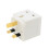 BAANI 2 Way Double Plug Adaptor - Multi Plugs Extension Sockets Adapter - UK 3 Pin Socket Extensions 250V 13 Amp 2