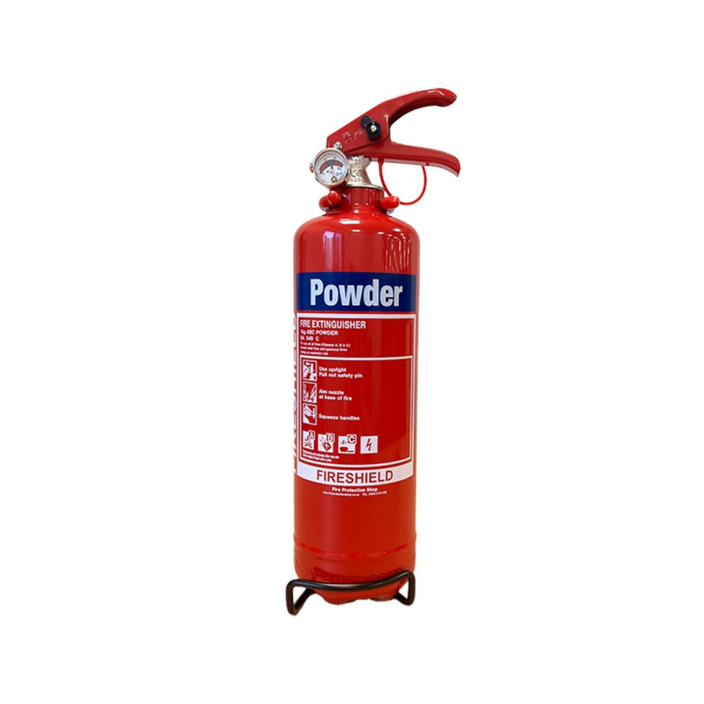 4-In-1 1Kg Dry Powder Fire Extinguisher Abc Fireshield For Homes, Cars And Vans 5002276904896