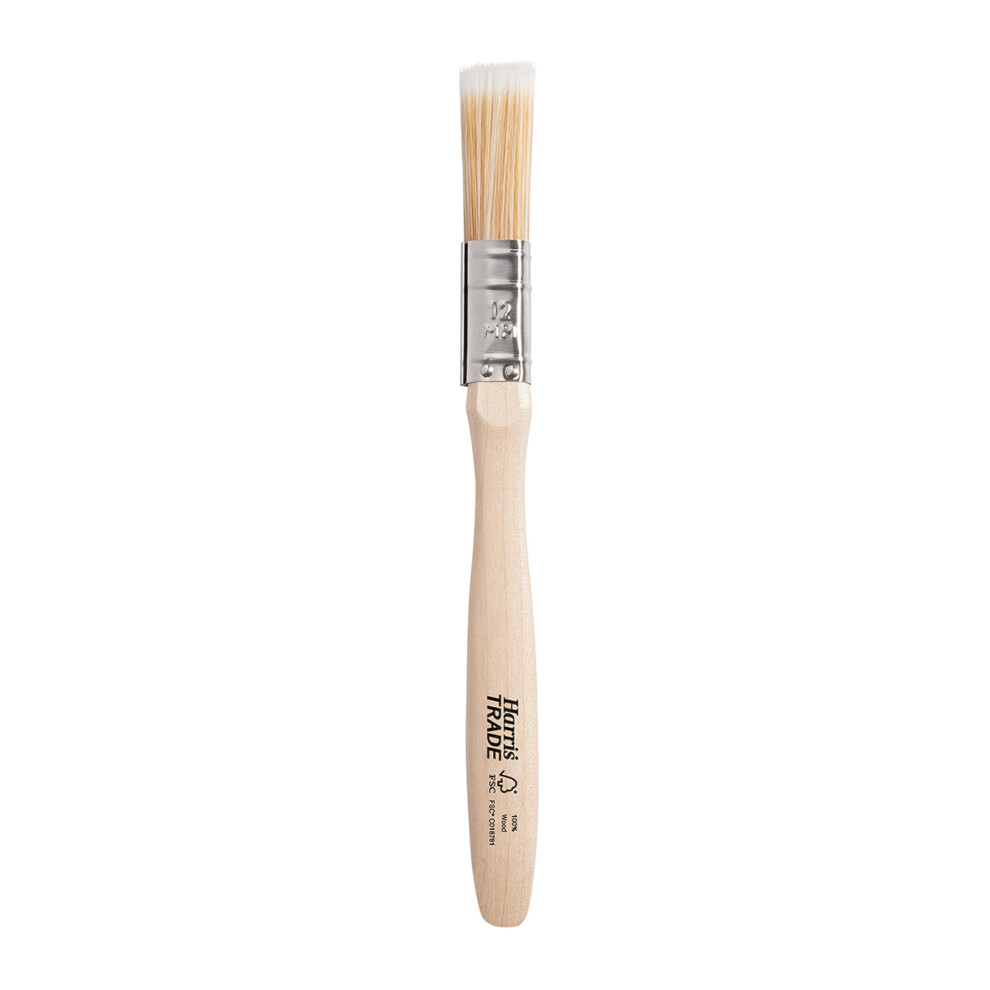 Harris Trade Fine Tip Emulsion & Gloss Paint Brush 0.5"