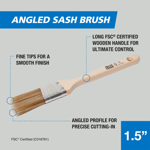 Harris Harris Trade Angled Sash Brush 1.5" 2
