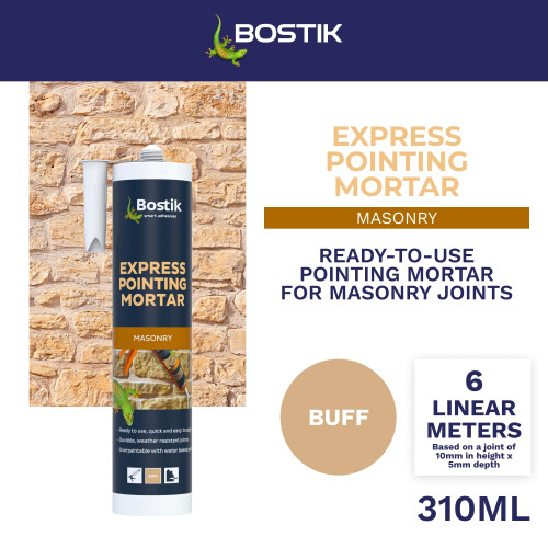Bostik Express Pointing Mortar Buff - 310ml - Ready-to-Use 1