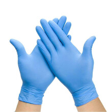 Ruiyang 100 x Blue Disposable Nitrile Examination Gloves Multipurpose,Mechanical, Industrial, Hair & Beauty, Janitorial, Multipurpose-Powder Free (Bl