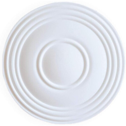 Ceiling Medallion for Light Fixtures, Fully Paintable Lightweight Decorative Ceiling Ring White 1