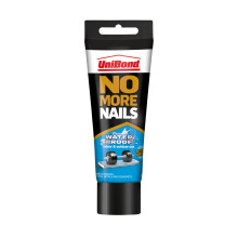 UniBond No More Nails Waterproof, Heavy-Duty Mounting Adhesive, Strong Glue for Mirrors, Wood, Ceramic, Metal etc., No Nails Instant Grab Adhesive Ind
