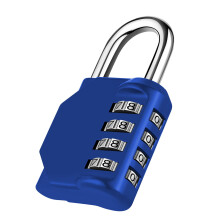 NAGE 4 Digit Combination Padlock: Coded Lock for Indoor Security & Outdoor Durability, Suitable for Gym, School Locker, Shed, Gate, Fence, Garage