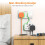 Double Plug Adaptor with USB 2 Way Wall Adapter with Short Extension L 5