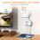 Double Plug Adaptor with USB 2 Way Wall Adapter with Short Extension L 1