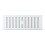 MAP Adjustable Plastic Air Vent Grille With Flyscreen Cover, White, 9" x 3" 1