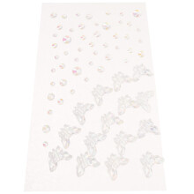 Butterfly Face Gems Rhinestone Stickers for Festival Makeup Crafts and Easy Peel Application