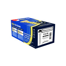 TIMCO ZYP MultiFix Concrete Screw 75 x 120 Yellow Box of 100