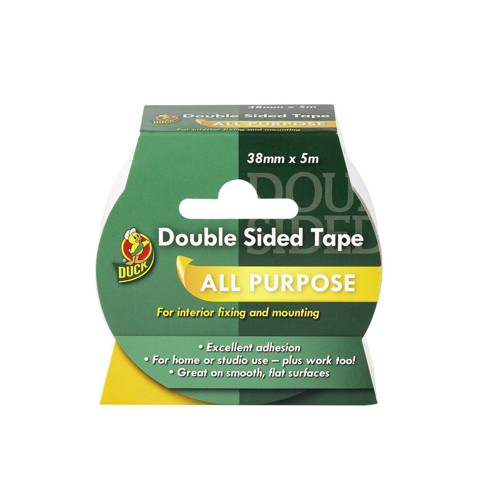 Duck Double Sided Tape, Strong Double Sided Tape For Everyday Use, Mounting, Art 5008143915958