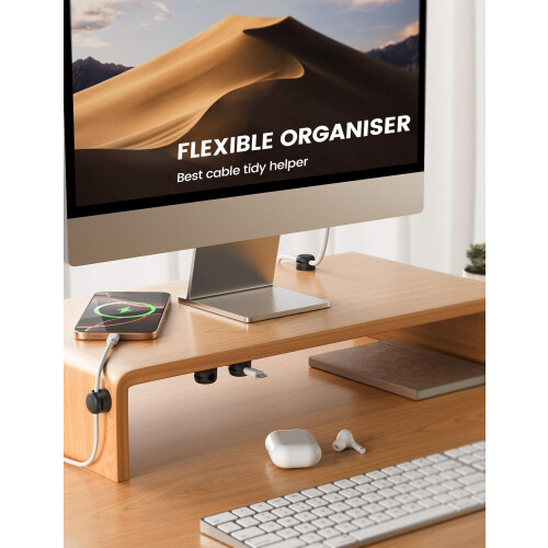 Lamicall [360 Rotatable] Spring Cable Holder Clip 2