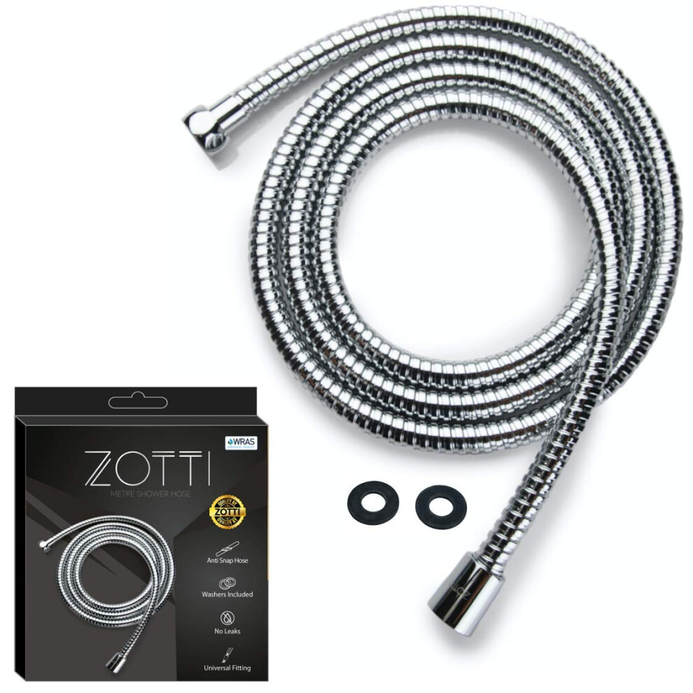 Zotti Shower Hose 2M Â Stainless Steel Replacement Shower Hose Â Leakproof And Anti-Kink Â Universal Standard Fitting Â High Pressure Resistan 5901751392640