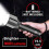REHKITTZ Torch Led Super Bright 3000 Lumens Long Working Time Camping Adjustable Focus Flashlight with 5 Light Modes 2