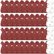 Black Decker Mouse Sanding Discs, 40 Pack Assorted Grit Sandpaper Sheets