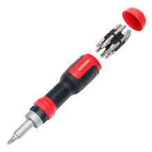 SHARDEN Ratchet Screwdriver 13-in-1 Ratcheting Screwdriver Set Multi Screwdrivers Tool All in One with Torx Security, Flat Head, Phillips, Hex