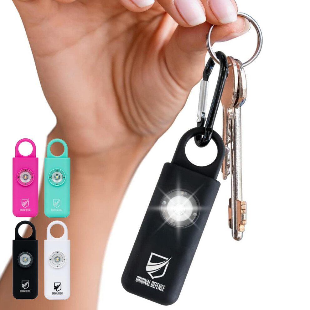 Original Defense Personal Safety Alarm For Women, Children, & Elderly - Recommended By Police - 125 Db Loud Personal Alarm Siren With Led Strobe Lig 5004898307406