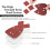 Black Decker Mouse Sanding Discs, 40 Pack Assorted Grit Sandpaper Sheets 5