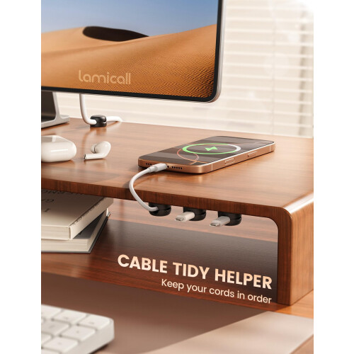 Lamicall [6 Pack] Spring Cable Holder Clips - [20% 1