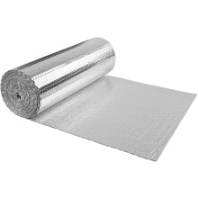 Radiator Reflector Foil Insulation 10m x 60cm Reflective Sheet 3mm Thick Radiator Foil Bubble Wrap Insulation to Prevent Heat Loss - Easy to Cut and