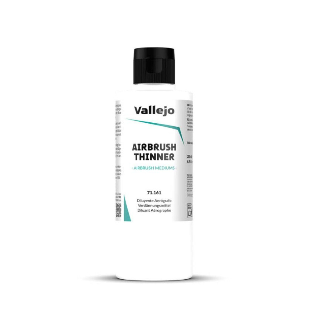 Vallejo Airbrush Thinner, 200 Ml Acrylic Paint Dil