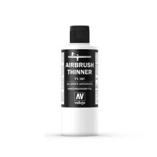 Vallejo Airbrush Thinner 200 ml Acrylic Paint Diluent Maintains Color