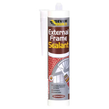 Everbuild External Frame Sealant – Interior And Exterior Use – Permanently Flexible – Mould-Resistant – White – 290ml