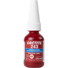 LOCTITE 243 Threadlocker, Universal adhesive for Securing Screws, Medium-Strength thread lock for Metal Threads, Liquid Glue for Use on Pumps, Gearbo