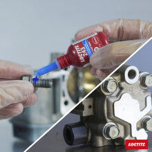 LOCTITE 243 Threadlocker Universal adhesive for Securing Screws Medium
