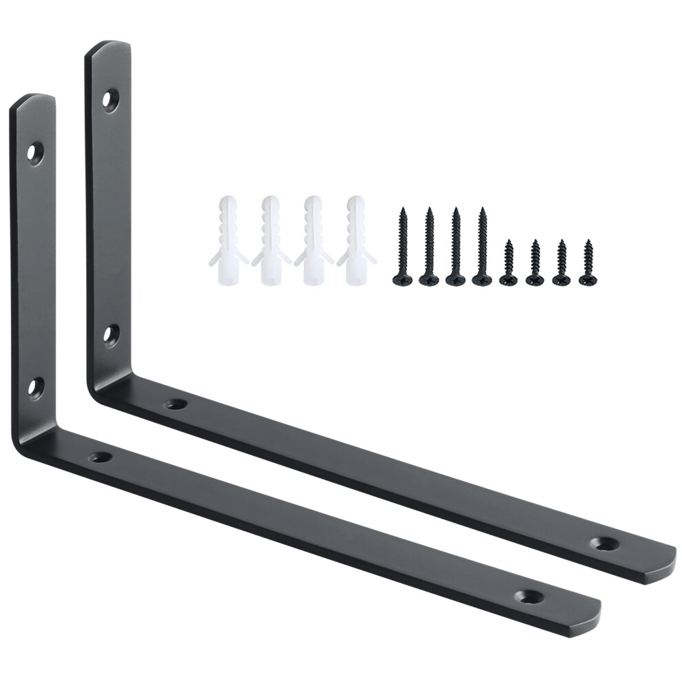 Sayayo Black Shelf Bracket Corner Brace Joint Angle Brac