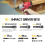 HiSpec 44pc Impact Drill Driver Screw Bit Set with Popular PZ  PH Size 5