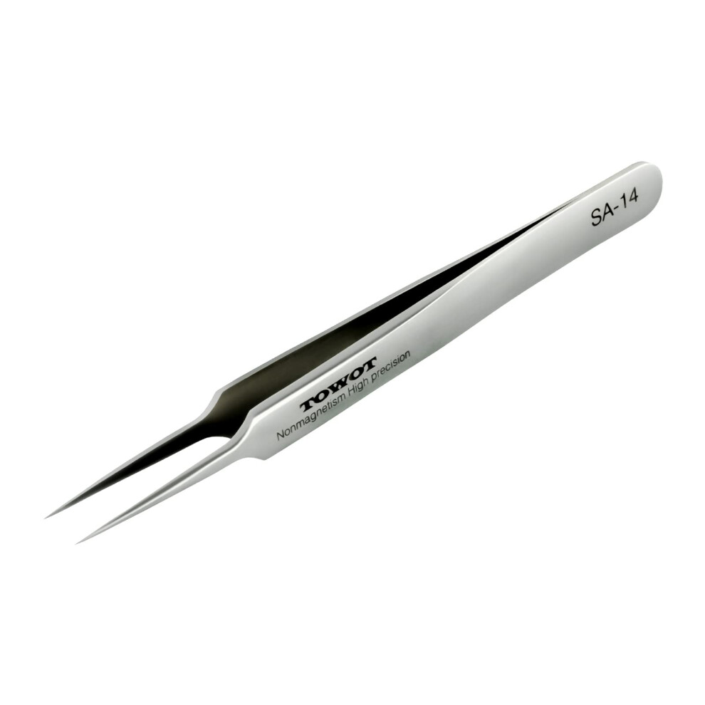 Precision Tweezers, Stainless Steel Pointed Ultrafine Tweezers For Craft, Electronics, Soldering, Experimental Work, Jewelry-Making 5051226977909