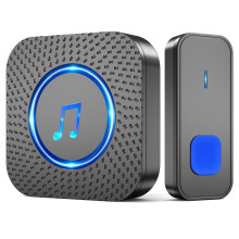 SURFOU Wireless Doorbell, Waterproof Plug-in Cordless Door Chime Kit 1300ft