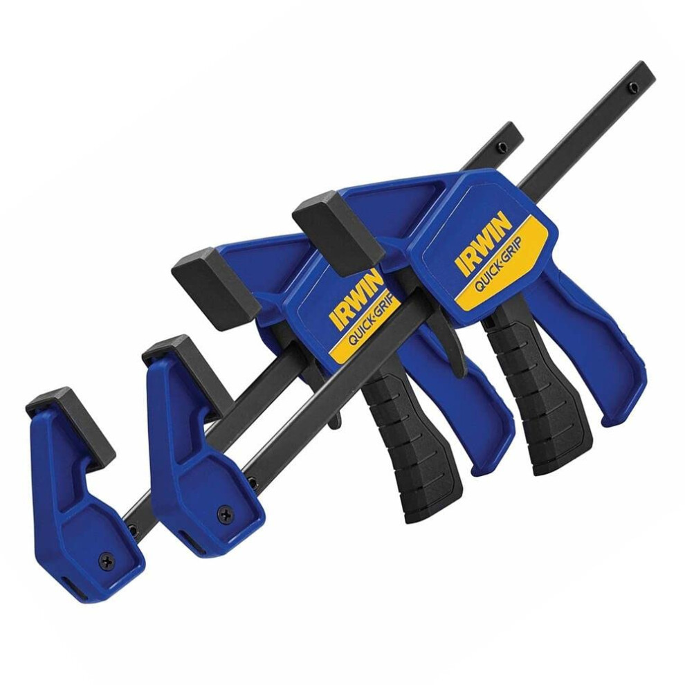 Photos - Vise IRWIN QUICK-GRIP Light-Duty (63kg) Mini  Trigger Clamp, Twin Pack, T54122EL7 (300mm)