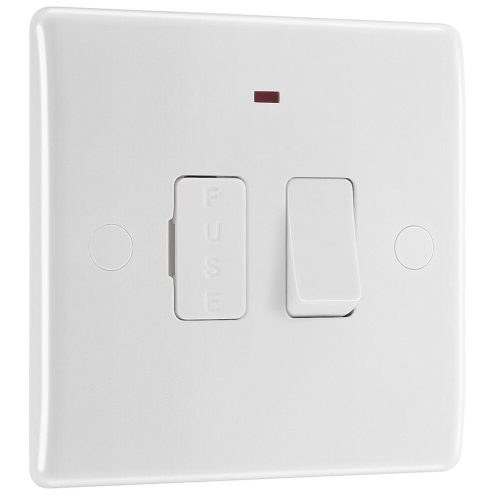 British General Bg Electrical Switched Fused Connection Unit With White